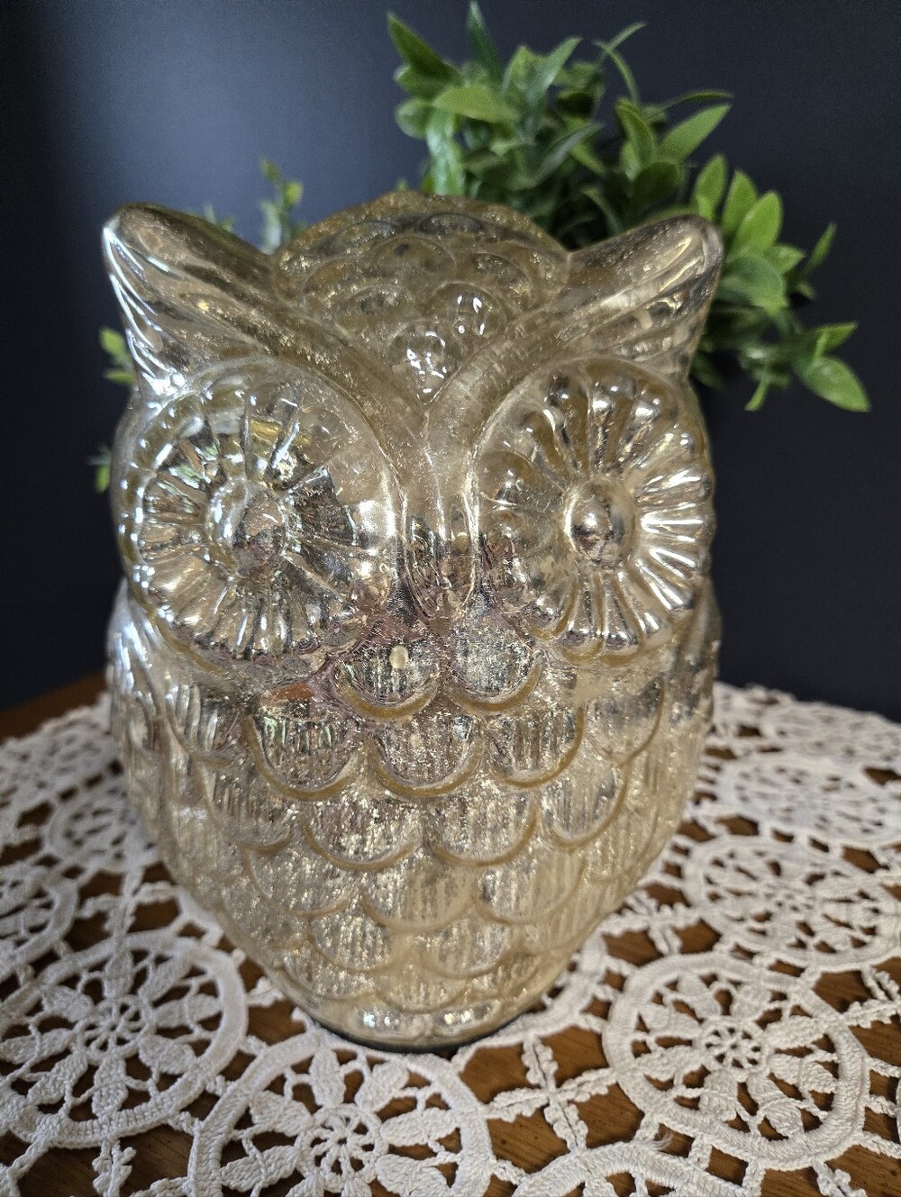 Glass Owl Figurine